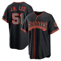 My Store SF.Giants #51 Jung Hoo Lee Player  Black Alternate Limited Stitched Jerseys