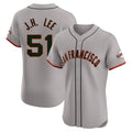 My Store SF.Giants #51 Jung Hoo Lee Player Gray Home Limited Elite Stitched Jerseys