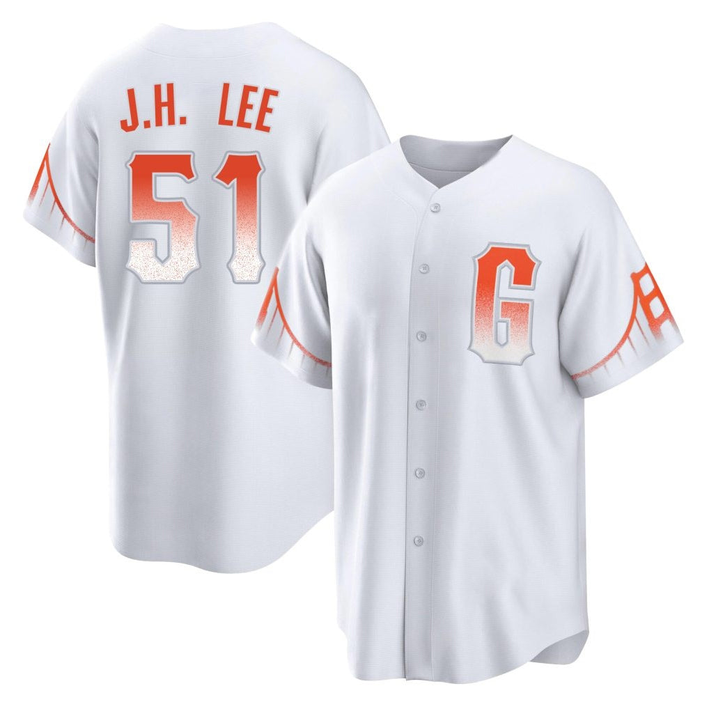 My Store SF.Giants #51 Jung Hoo Lee Player White City Connect Home Game Stitched Jerseys