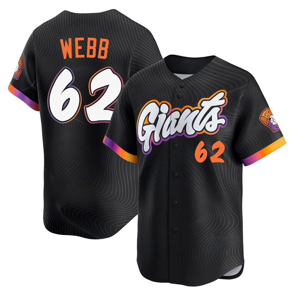 My Store SF.Giants #62 Logan Webb Player Black City Connect Home Limited Stitched Jerseys