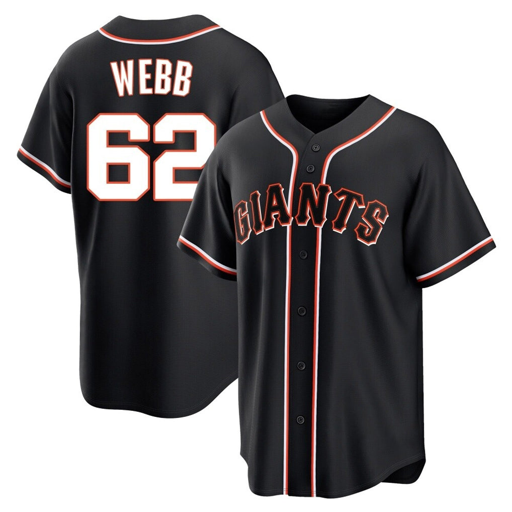 My Store SF.Giants #62 Logan Webb Player Black Fashion Out Home Limited Stitched Jerseys