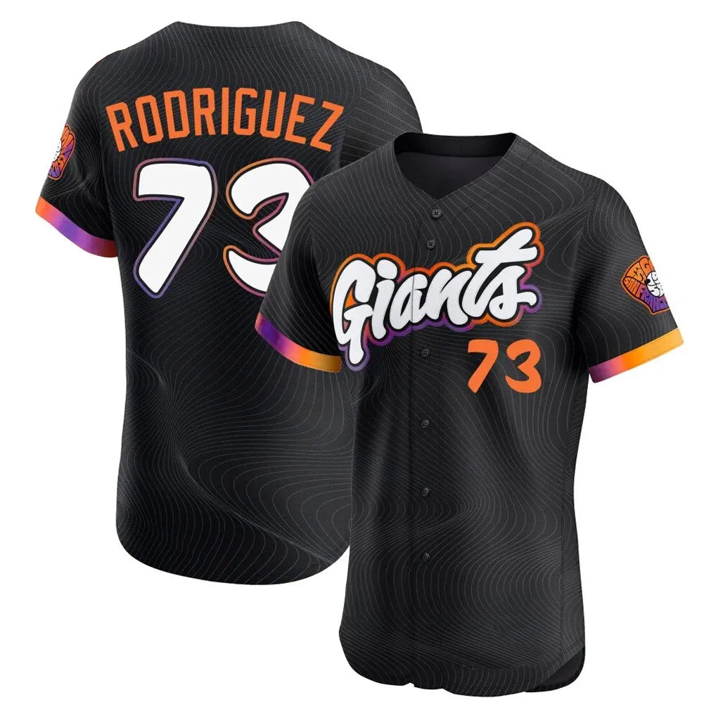 My Store SF.Giants #73 Randy Rodriguez Player Black City Connect Home Limited Elite Stitched Jerseys
