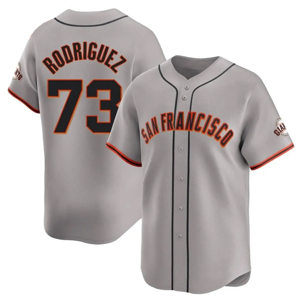 My Store SF.Giants #73 Randy Rodriguez Player Gray Home Limited Stitched Jerseys