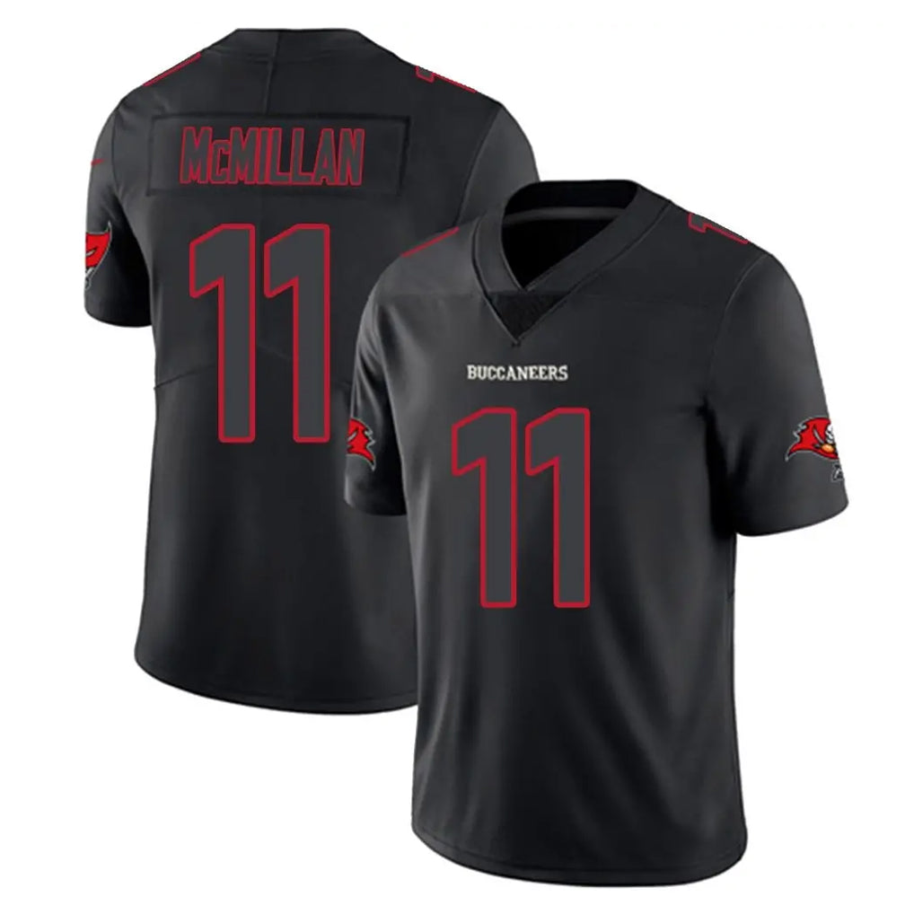 My Store TB.Buccaneers #11 Jalen McMillan Player Black Impact Limited Home Game Stitched Jerseys