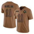 My Store TB.Buccaneers #11 Jalen McMillan Player Brown Limited Salute To Service Home Game Stitched Jerseys