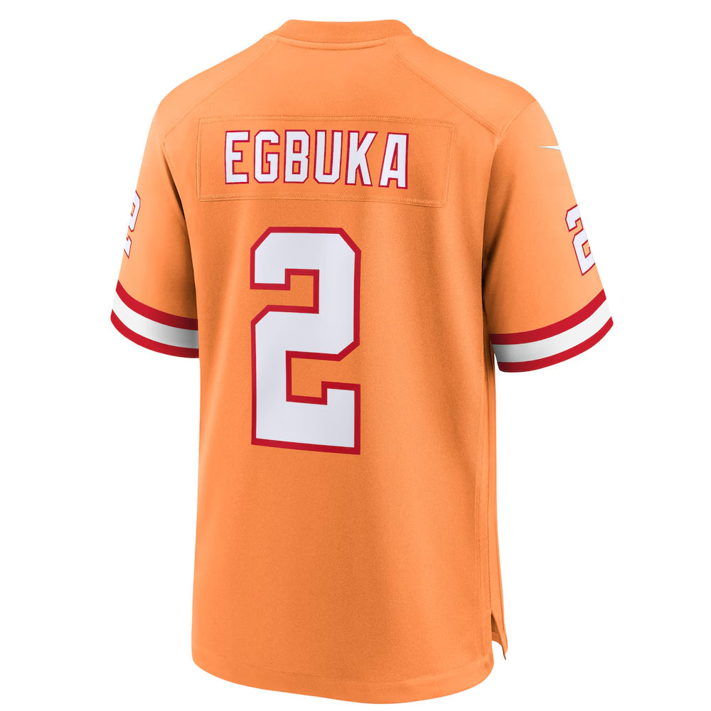 My Store TB.Buccaneers #2 Emeka Egbuka Player Creamsicle Alternate Game Football Jerseys