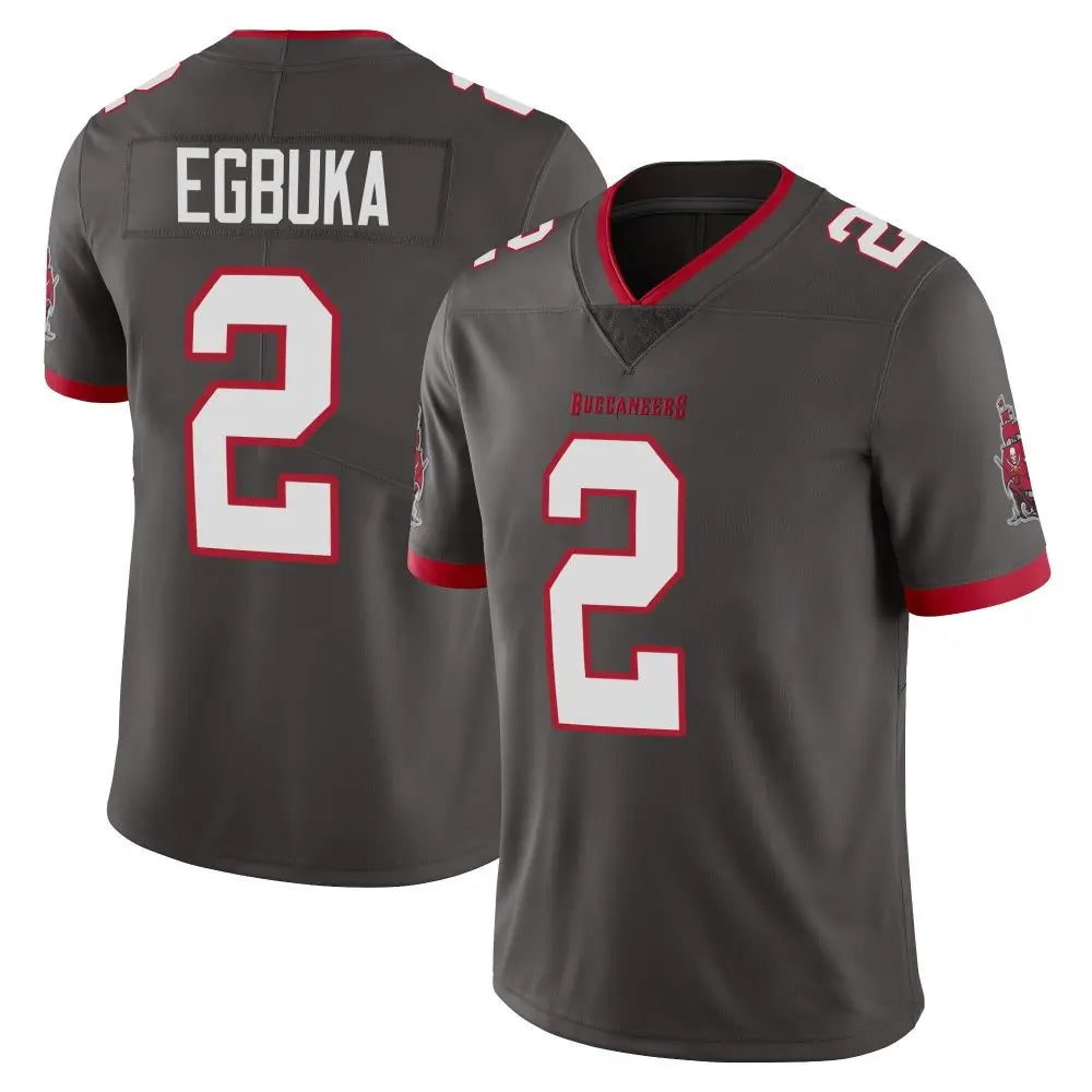 My Store TB.Buccaneers #2 Emeka Egbuka Player Limited Pewter Alternate Vapor Football Jerseys