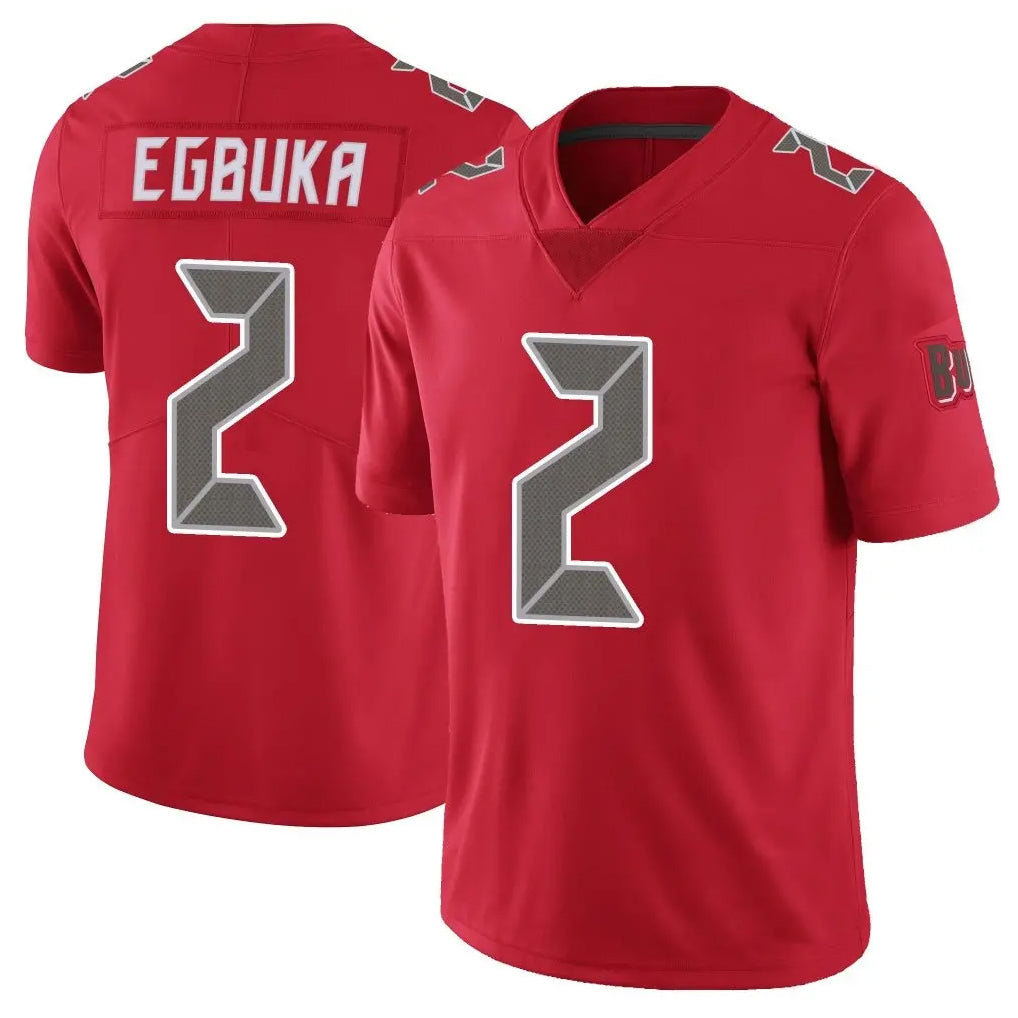 My Store TB.Buccaneers #2 Emeka Egbuka Player Red Vapor Limited Football Jerseys