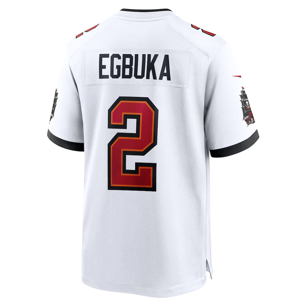 My Store TB.Buccaneers #2 Emeka Egbuka Player White Home Game Football Jerseys