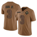 My Store TB.Buccaneers #3 Rueben Bain Jr. Player Brown Limited Salute To Service Home Game Stitched Jerseys