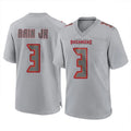 My Store TB.Buccaneers #3 Rueben Bain Jr. Player Gray Atmosphere Fashion Home Game Stitched Jerseys