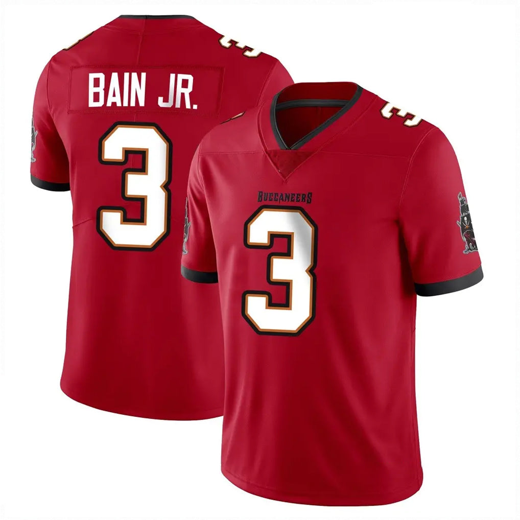 My Store TB.Buccaneers #3 Rueben Bain Jr. Player Red Limited Vapor F.U.S.E. Home Game Stitched Jerseys