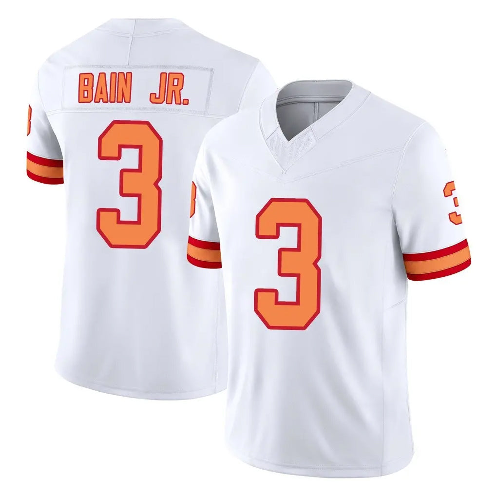 My Store TB.Buccaneers #3 Rueben Bain Jr. Player White Limited '76 Vapor F.U.S.E. Home Game Stitched Jerseys