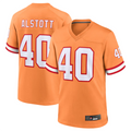 My Store TB.Buccaneers #40 Mike Alstott Orange Throwback Game Jersey American Stitched Football Jerseys