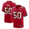 My Store TB.Buccaneers #50 Vita Vea Player Red 50th Anniversary Game Football Jerseys