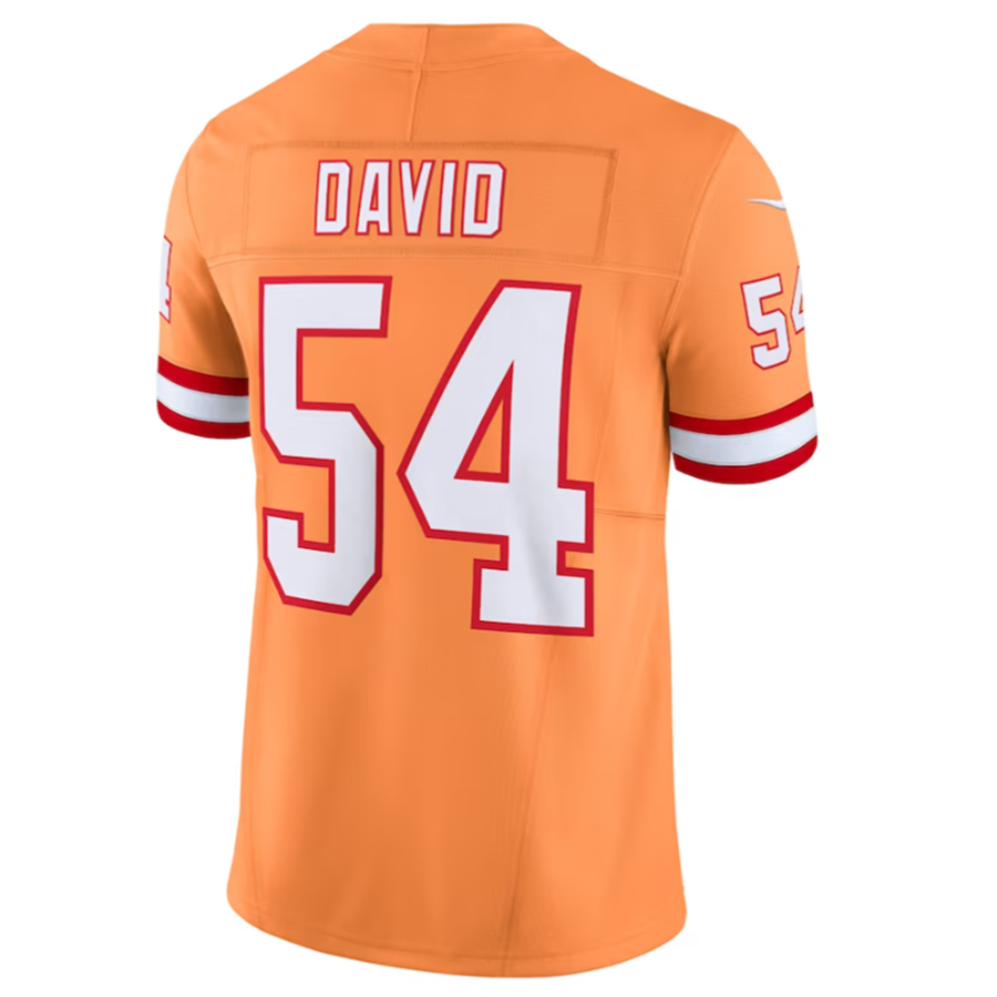 My Store TB.Buccaneers #54 Lavonte David Orange Vapor F.U.S.E. Limited Jersey American Stitched Football Jerseys-1