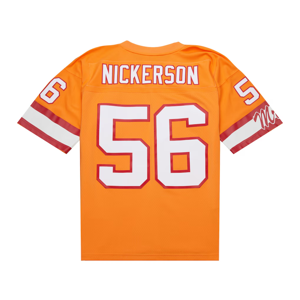My Store TB.Buccaneers #56 Hardy Nickerson Mitchell & Ness Orange 1993 Legacy Replica Puhic Stitched Jerseys