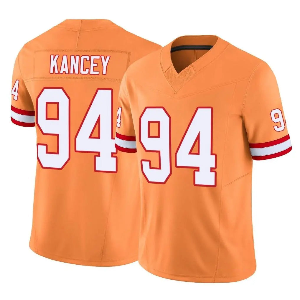 My Store TB.Buccaneers #94 Calijah Kancey Player Orange Limited Vapor F.U.S.E. Home Game Stitched Jerseys