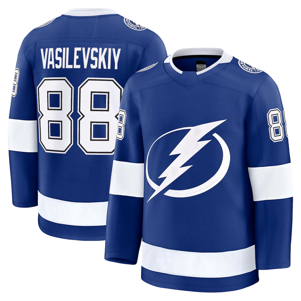My Store TB.Lightning #88 Andrei Vasilevskiy Blue Home Breakaway Player Jerseys