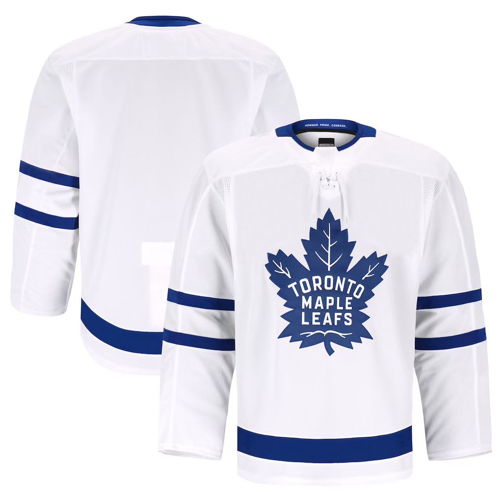 My Store TM.Leafs White Away Authentic Pro Jerseys