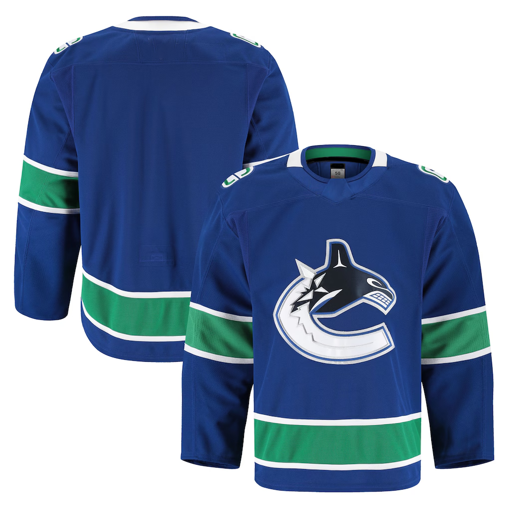 My Store V.Canucks Blue Home Authentic Pro Jerseys