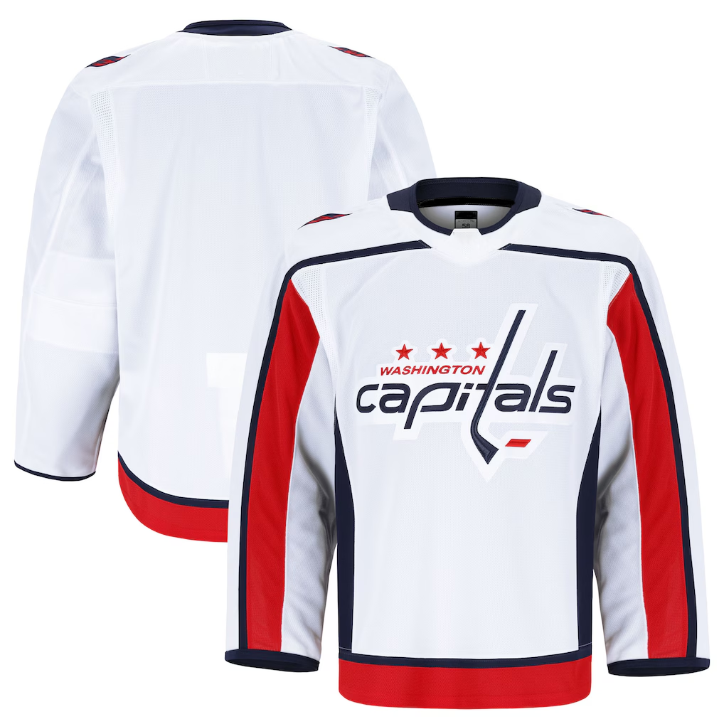 My Store W.Capitals White Away Authentic Pro Jerseys