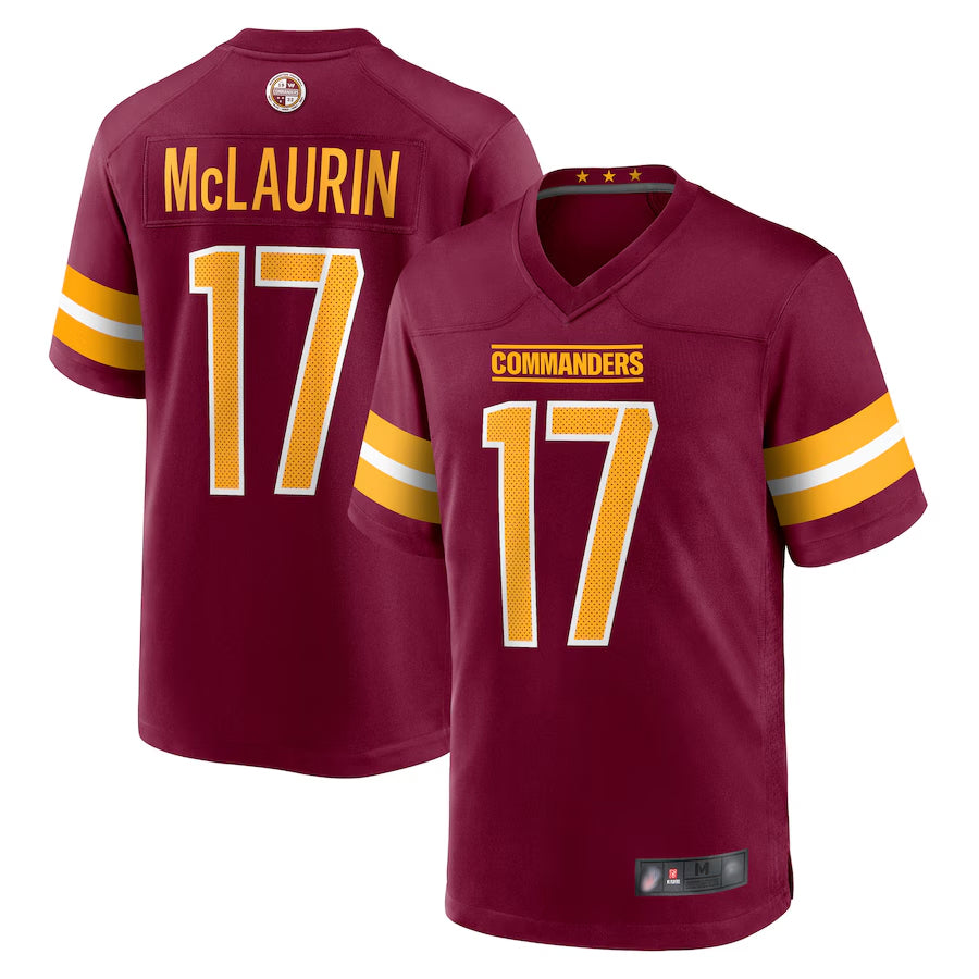 My Store W.Commanders Home Game Jerseys - Burgundy - #17 Terry McLaurin Player Stitched Jerseys
