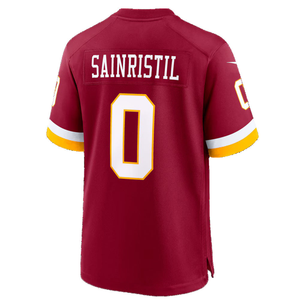 My Store W.Commanders #0 Mike Sainristil Burgundy Game Stitched Jerseys