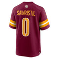 My Store W.Commanders #0 Mike Sainristil Burgundy Game Stitched Jerseys