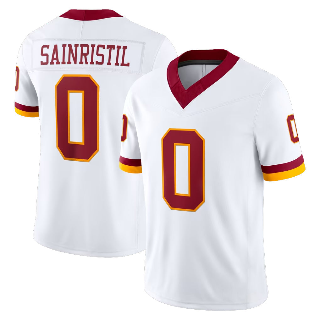 My Store W.Commanders #0 Mike Sainristil Player White Limited Vapor F.U.S.E. Home Game Stitched Jerseys
