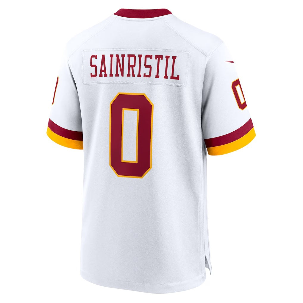 My Store W.Commanders #0 Mike Sainristil White Game Stitched Jerseys