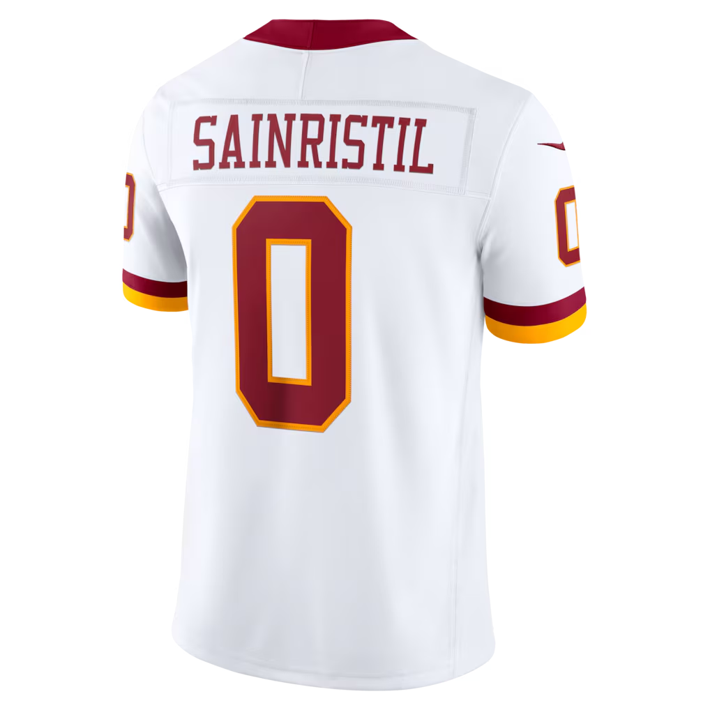 My Store W.Commanders #0 Mike Sainristil White Vapor F.U.S.E. Stitched Limited Stitched Jerseys