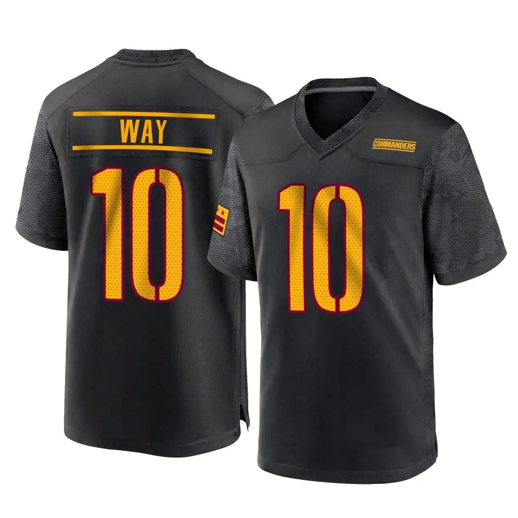My Store W.Commanders #10 Tress Way Player Black Home Game Stitched Jerseys