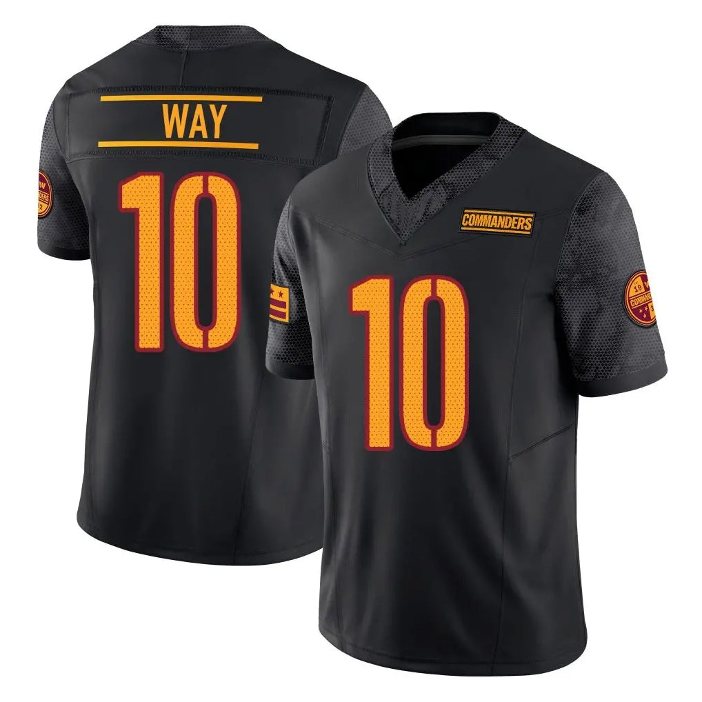 My Store W.Commanders #10 Tress Way Player Black Limited Vapor F.U.S.E. Home Game Stitched Jerseys