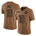 My Store W.Commanders #10 Tress Way Player Brown Limited Salute To Service Home Game Stitched Jerseys