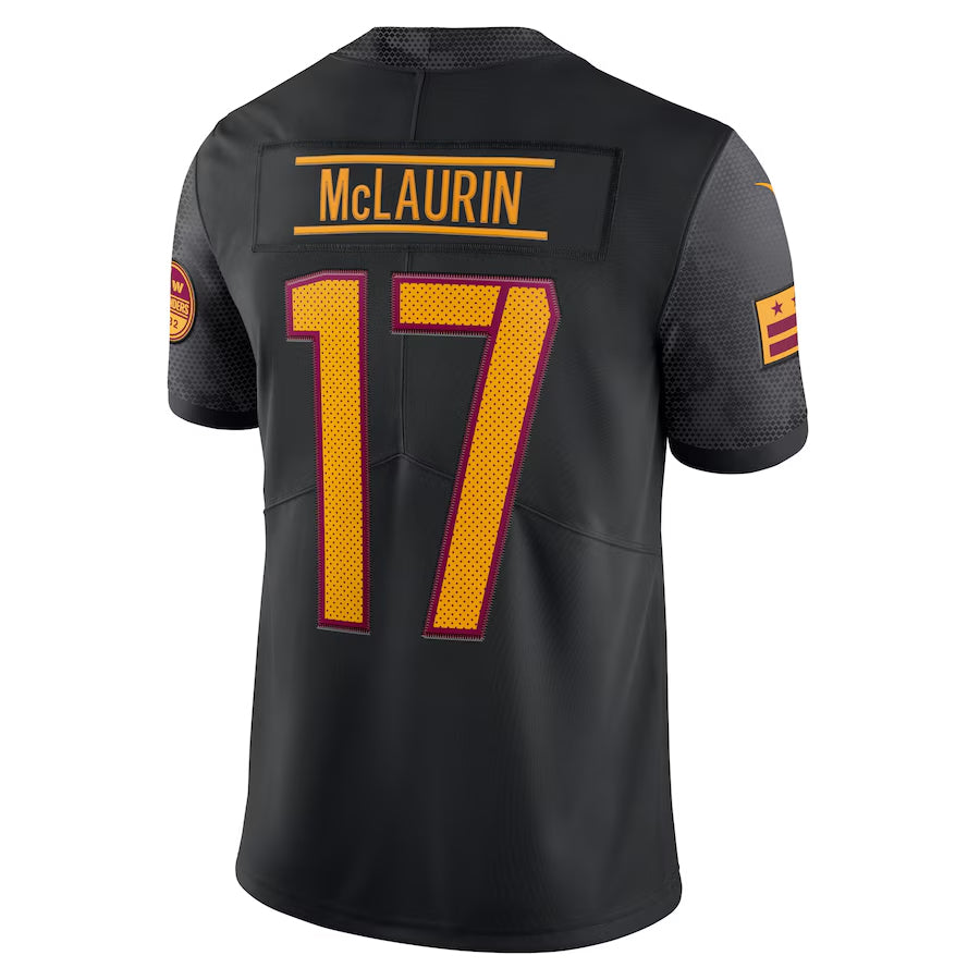 My Store W.Commanders #17 Terry McLaurin Player Black Vapor Limited Stitched Jerseys