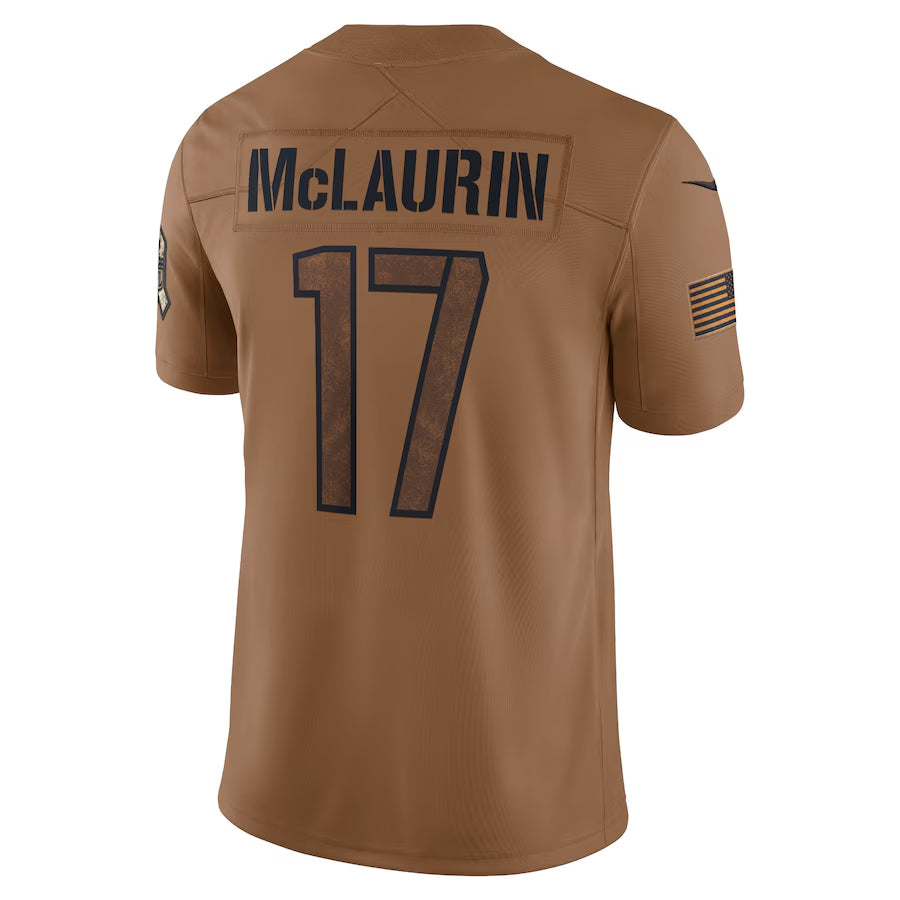 My Store W.Commanders #17 Terry McLaurin Player Brown Salute To Service Limited Stitched Jerseys