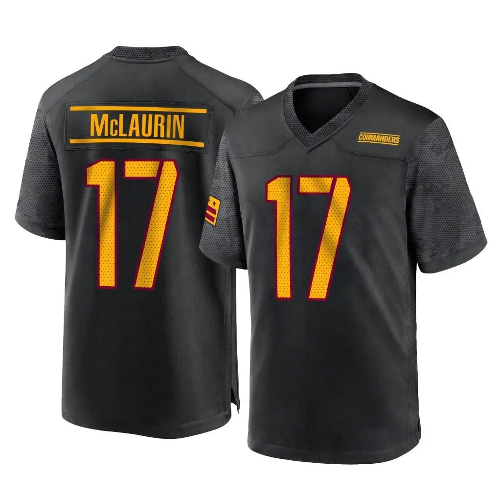 My Store W.Commanders #17 Terry Mclaurin Player Black Home Game Stitched Jerseys
