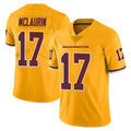 My Store W.Commanders #17 Terry Mclaurin Player Gold Limited Color Rush Home Game Stitched Jerseys