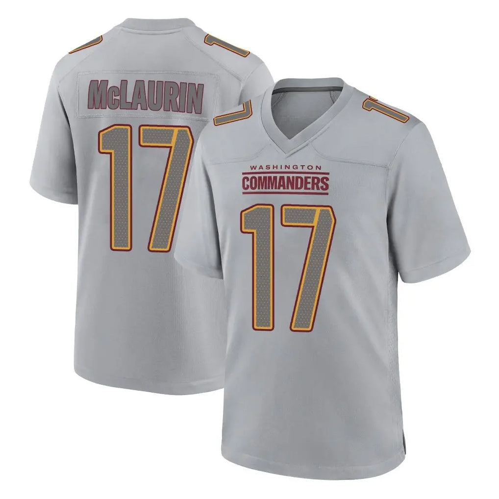 My Store W.Commanders #17 Terry Mclaurin Player Gray Atmosphere Fashion Home Game Stitched Jerseys