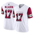 My Store W.Commanders #17 Terry Mclaurin Player White Vapor F.U.S.E. Limited Home Game Stitched Jerseys