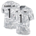 My Store W.Commanders #1 Deebo Samuel Sr Player Arctic Camo Salute to Service Limited Football Jerseys