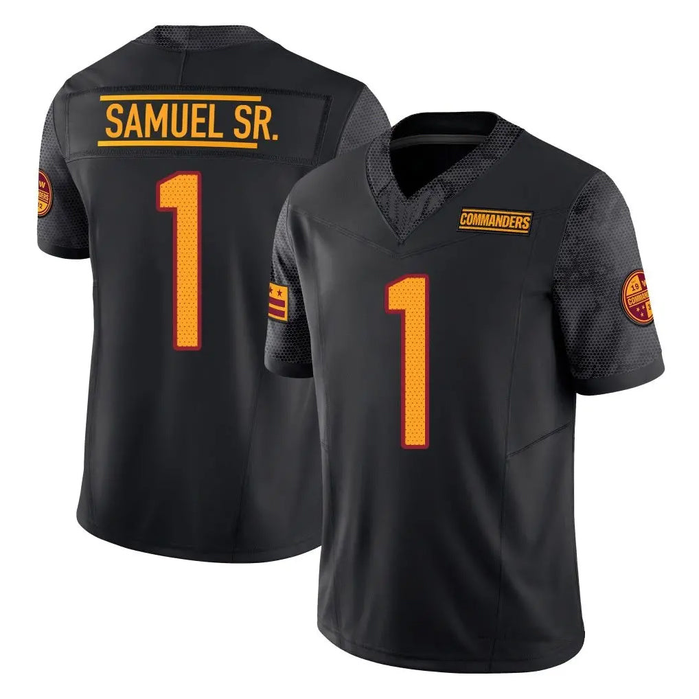 My Store W.Commanders #1 Deebo Samuel Sr Player Black Vapor F.U.S.E. Limited Football Jerseys