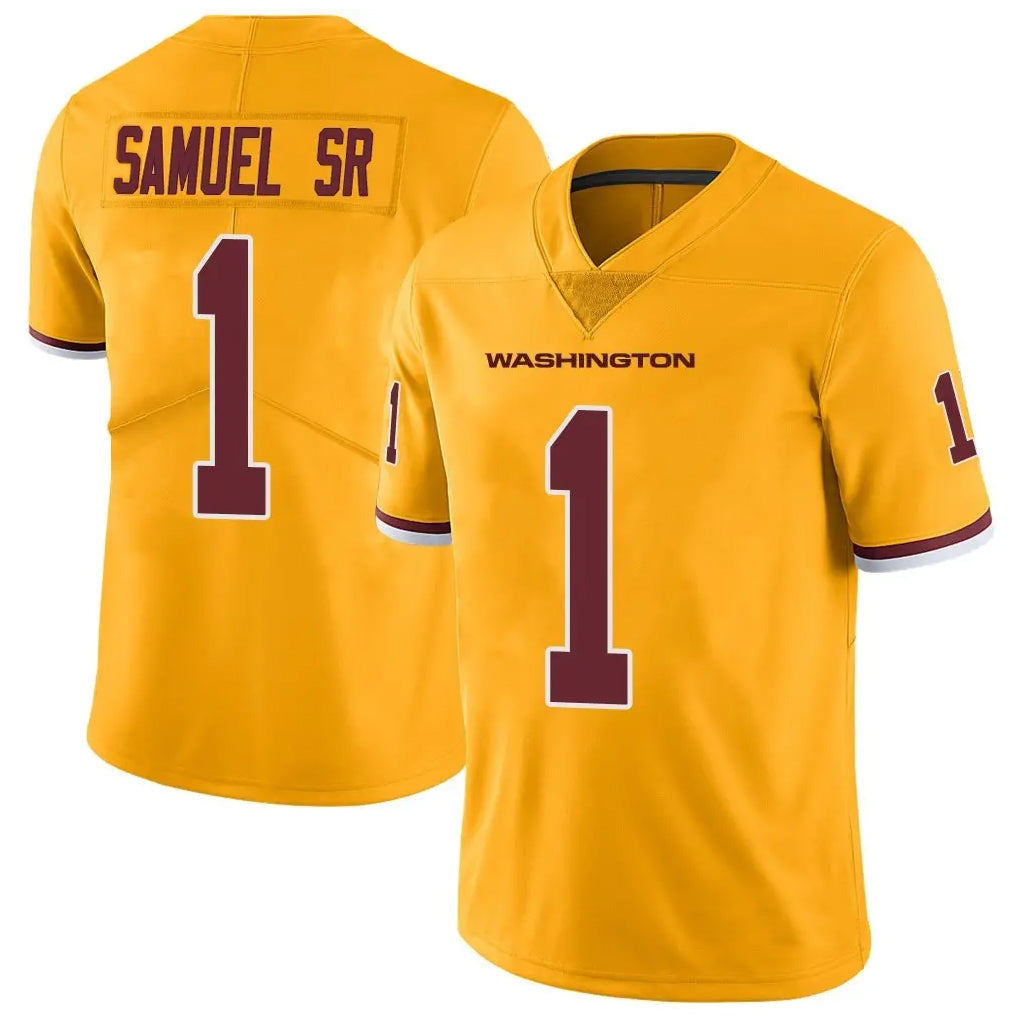 My Store W.Commanders #1 Deebo Samuel Sr Player Gold Vapor Limited Stitched Jerseys