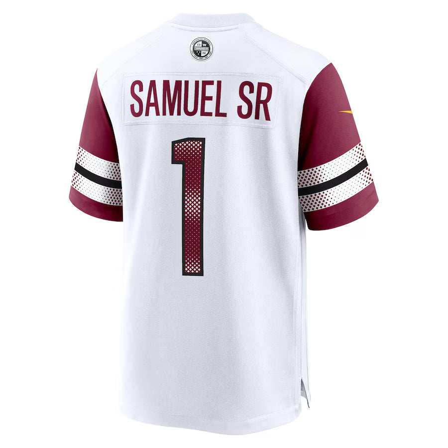My Store W.Commanders #1 Deebo Samuel Sr Player White Home Game Stitched Jerseys