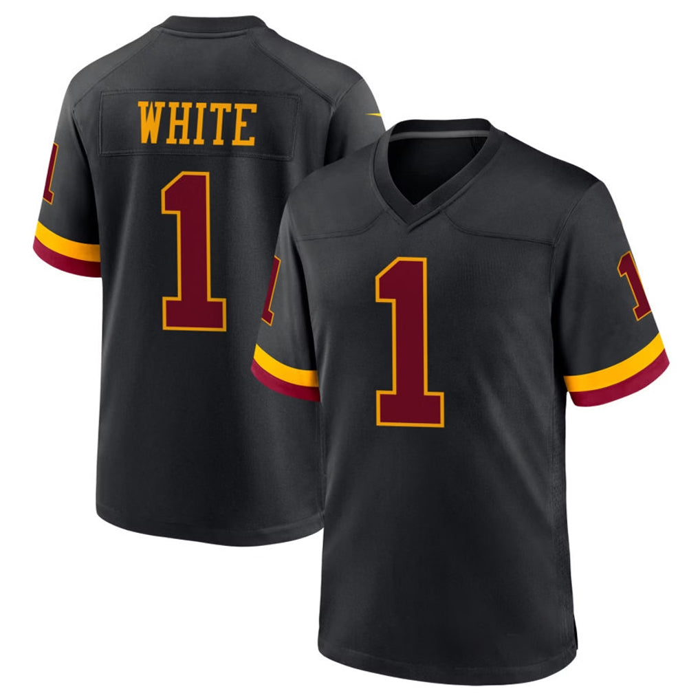 My Store W.Commanders #1 Rachaad White Player Black Limited Home Game Stitched Jerseys