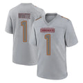 My Store W.Commanders #1 Rachaad White Player Gray Atmosphere Fashion Home Game Stitched Jerseys