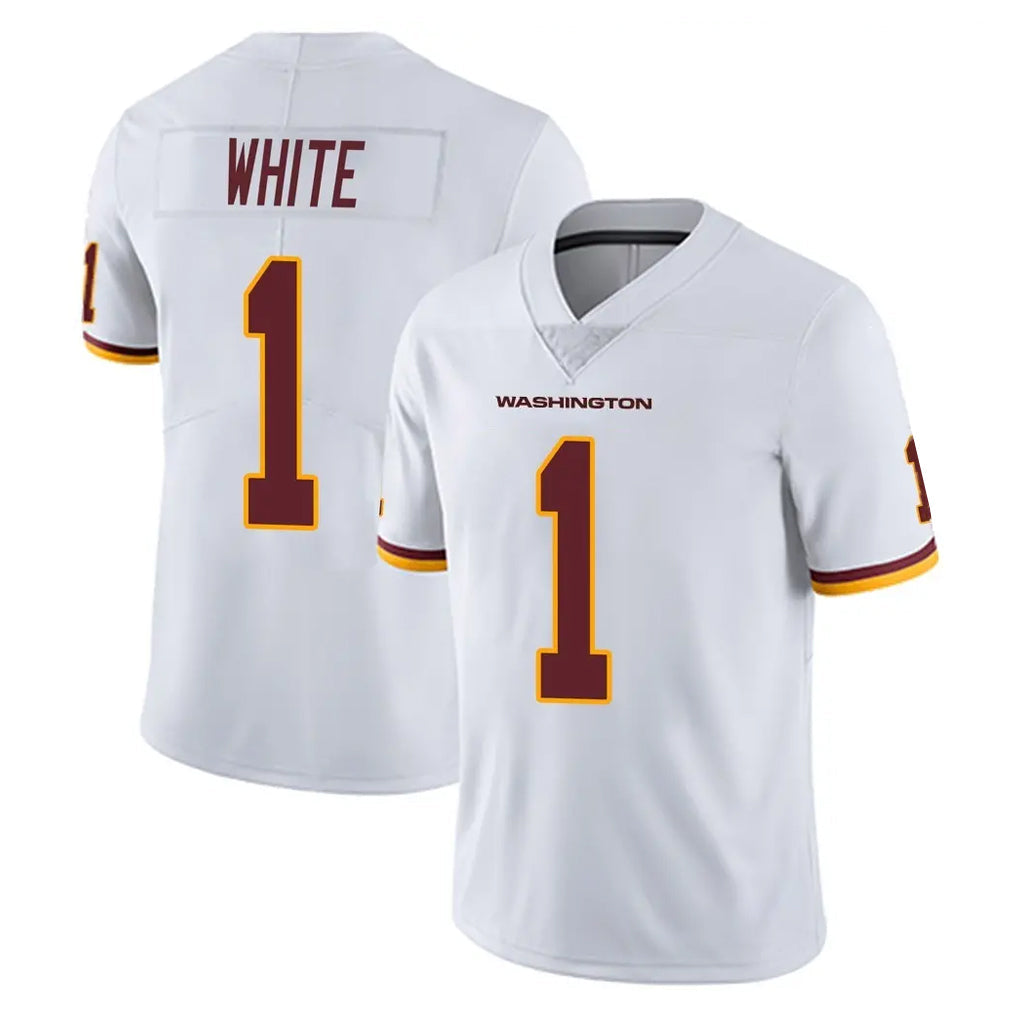 My Store W.Commanders #1 Rachaad White Player White Limited Vapor Untouchable Home Game Stitched Jerseys