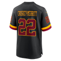 My Store W.Commanders #22 Jacory Croskey-Merritt Black Hail Raiser Alternate Game Stitched Jerseys