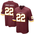 My Store W.Commanders #22 Jacory Croskey-Merritt Player Burgundy Game Stitched Jerseys